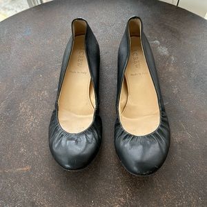 J. Crew Italian leather ballet flats